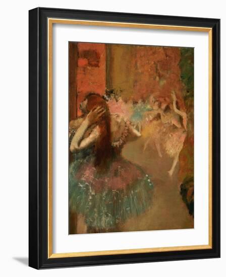 Scene De Ballet or Balleteuses-Edgar Degas-Framed Giclee Print