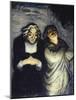 Scene de Comedie-Honore Daumier-Mounted Giclee Print