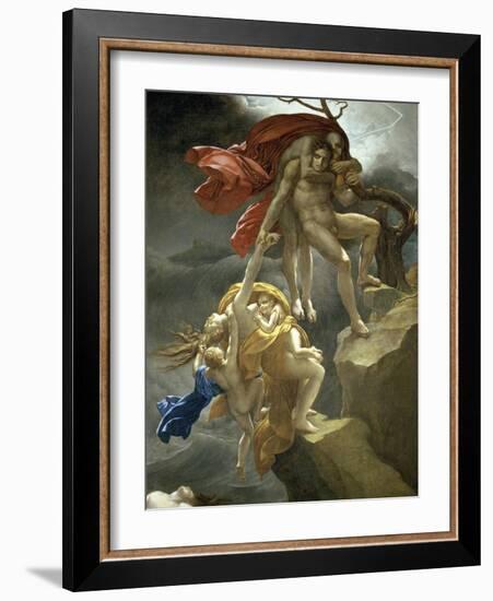 Scene de Deluge-Anne-Louis Girodet de Roussy-Trioson-Framed Giclee Print