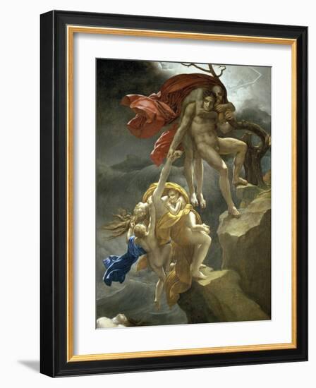 Scene de Deluge-Anne-Louis Girodet de Roussy-Trioson-Framed Giclee Print