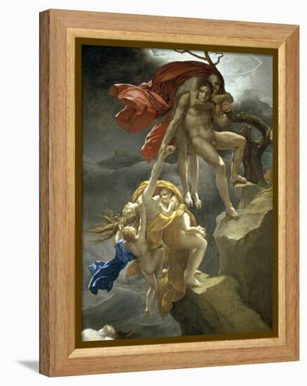 Scene de Deluge-Anne-Louis Girodet de Roussy-Trioson-Framed Premier Image Canvas