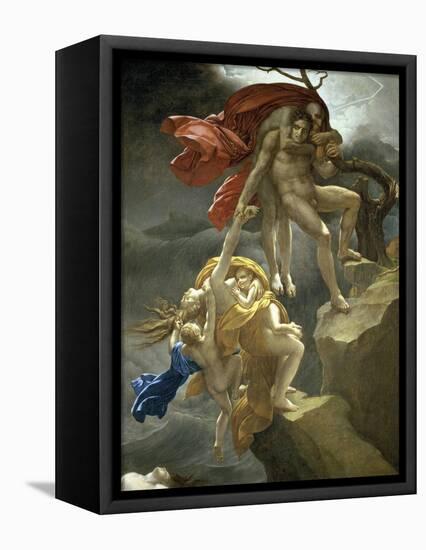 Scene de Deluge-Anne-Louis Girodet de Roussy-Trioson-Framed Premier Image Canvas