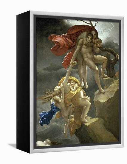 Scene de Deluge-Anne-Louis Girodet de Roussy-Trioson-Framed Premier Image Canvas