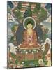 Scène de la vie de Buddha : le grand miracle de Svaravati-null-Mounted Giclee Print