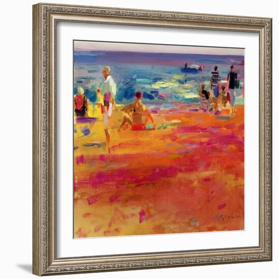 Scene De Plage-Peter Graham-Framed Giclee Print