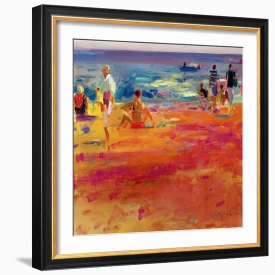 Scene De Plage-Peter Graham-Framed Giclee Print