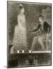 Scène de théâtre, la répétition-Georges Seurat-Mounted Giclee Print