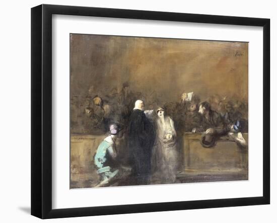 Scene de Tribunal-Jean Louis Forain-Framed Giclee Print