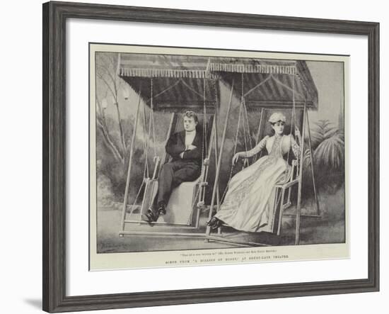 Scene from A Million of Money, at Drury-Lane Theatre-H. Saunders-Framed Giclee Print