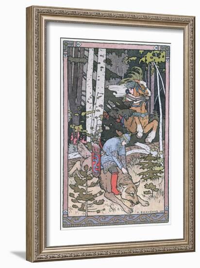 Scene from a Russian Fairy Tale, 1899-Ivan Bilibine-Framed Giclee Print