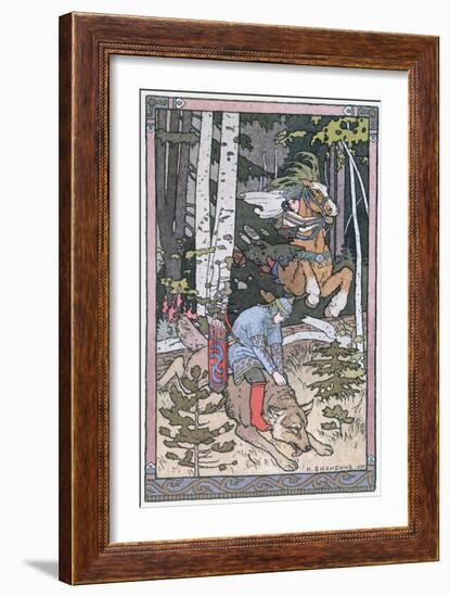 Scene from a Russian Fairy Tale, 1899-Ivan Bilibine-Framed Giclee Print