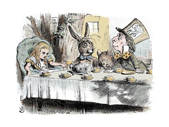Алиса в стране чудес 7 глава. Джон Тенниел безумное чаепитие. Льюис Кэрролл безумное чаепитие. Льюис Кэрролл Алиса в стране чудес чаепитие. «Алисе в стране чудес» (Льюис Кэрролл, 1865).