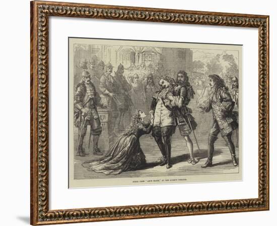 Scene from Amos Clark, at the Queen's Theatre-David Henry Friston-Framed Giclee Print