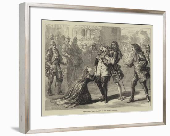 Scene from Amos Clark, at the Queen's Theatre-David Henry Friston-Framed Giclee Print