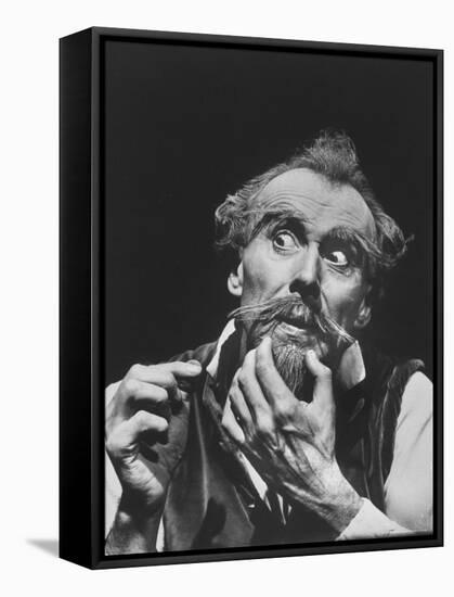 Scene from an Off Broadway Production of "Man of La Mancha"-Henry Groskinsky-Framed Premier Image Canvas
