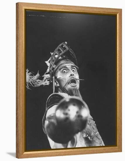 Scene from an Off Broadway Production of "Man of La Mancha"-Henry Groskinsky-Framed Premier Image Canvas