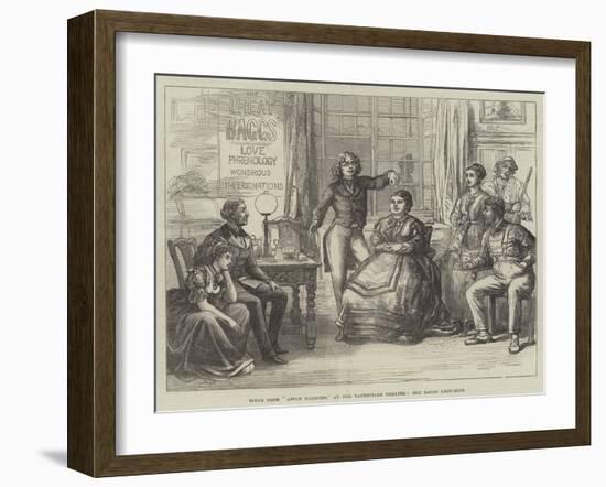 Scene from Apple Blossoms, at the Vaudeville Theatre, Old Baggs Lecturing-David Henry Friston-Framed Giclee Print