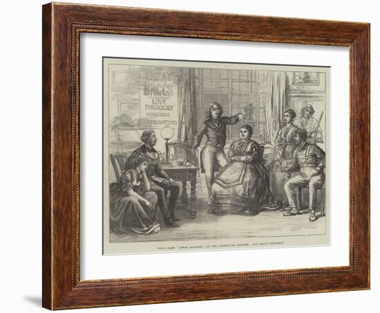 Scene from Apple Blossoms, at the Vaudeville Theatre, Old Baggs Lecturing-David Henry Friston-Framed Giclee Print