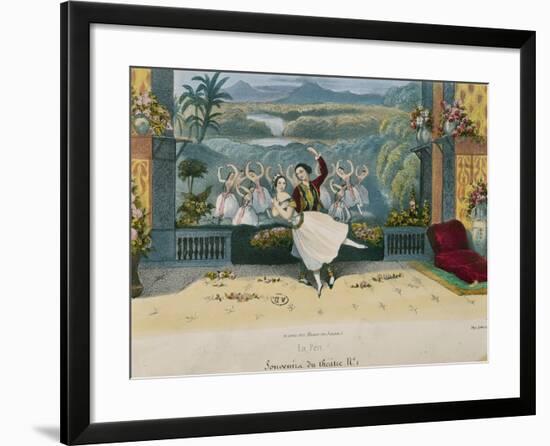 Scene from Ballet La Peri, 1842, Lheophile Gautier-null-Framed Giclee Print