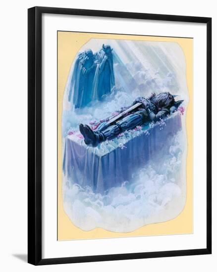 Scene from Beowulf-Andrew Howat-Framed Giclee Print