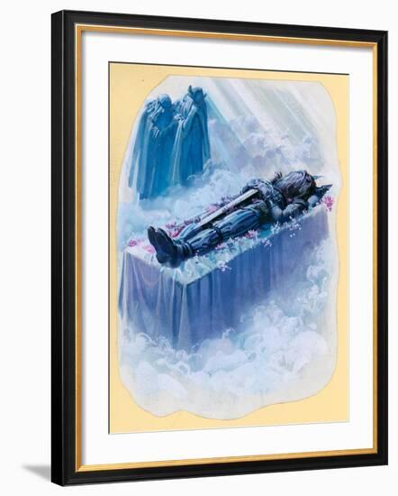 Scene from Beowulf-Andrew Howat-Framed Giclee Print