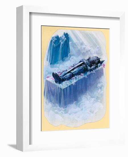 Scene from Beowulf-Andrew Howat-Framed Giclee Print