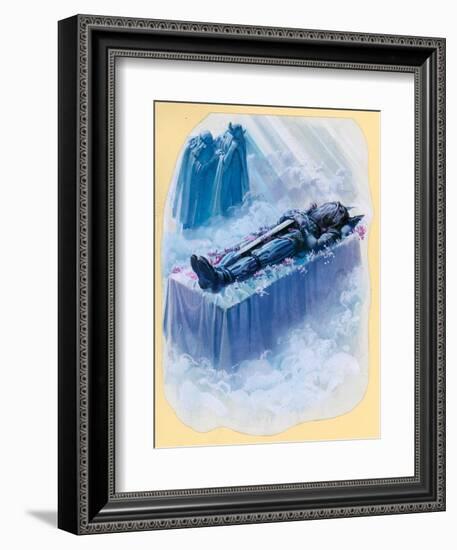 Scene from Beowulf-Andrew Howat-Framed Giclee Print