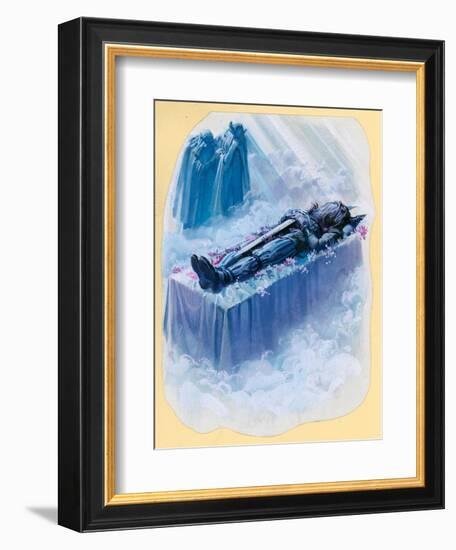 Scene from Beowulf-Andrew Howat-Framed Giclee Print