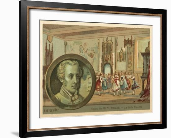 Scene from Carl Maria Von Weber's Opera Der Freischutz-null-Framed Giclee Print