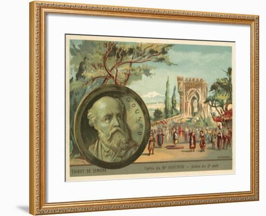 Scene from Charles Gounod's Opera Le Tribut De Zamora-null-Framed Giclee Print