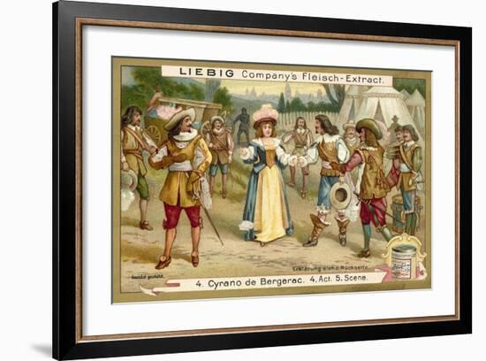 Scene from Cyrano De Bergerac-null-Framed Giclee Print