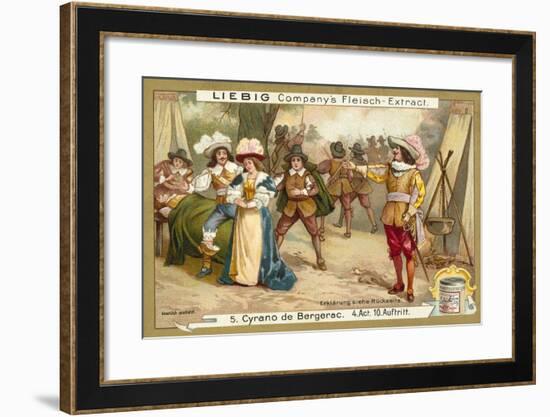 Scene from Cyrano De Bergerac-null-Framed Giclee Print