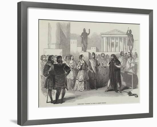 Scene from Diogene, at the St James's Theatre-null-Framed Giclee Print