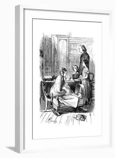 Scene from Framley Parsonage by Anthony Trollope, 1860-John Everett Millais-Framed Giclee Print