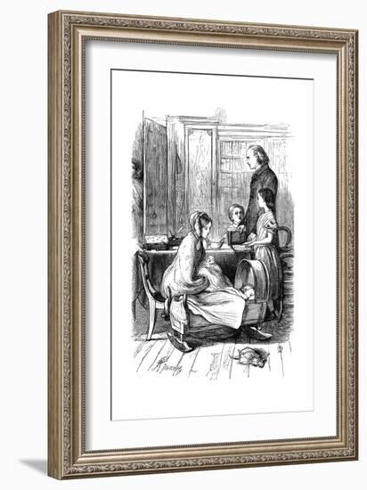 Scene from Framley Parsonage by Anthony Trollope, 1860-John Everett Millais-Framed Giclee Print