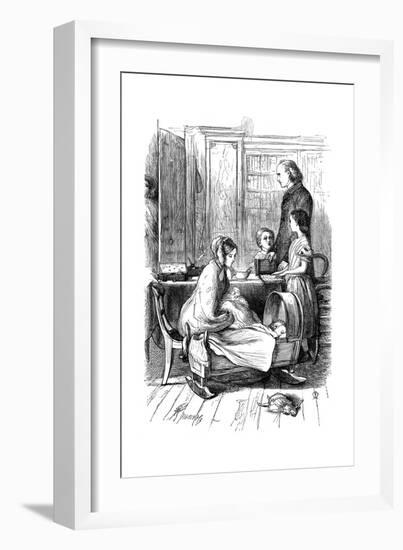 Scene from Framley Parsonage by Anthony Trollope, 1860-John Everett Millais-Framed Giclee Print