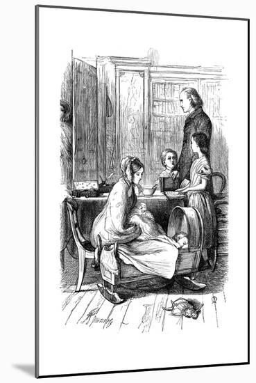 Scene from Framley Parsonage by Anthony Trollope, 1860-John Everett Millais-Mounted Giclee Print