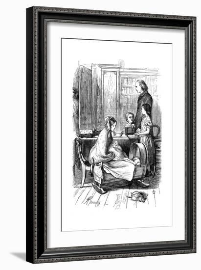Scene from Framley Parsonage by Anthony Trollope, 1860-John Everett Millais-Framed Giclee Print