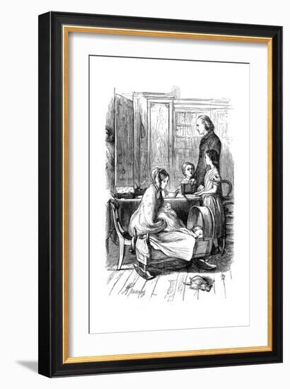 Scene from Framley Parsonage by Anthony Trollope, 1860-John Everett Millais-Framed Giclee Print