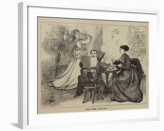 Scene from Frou-Frou-null-Framed Giclee Print