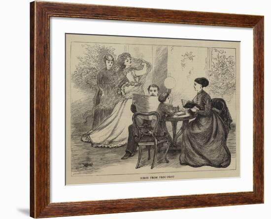 Scene from Frou-Frou-null-Framed Giclee Print