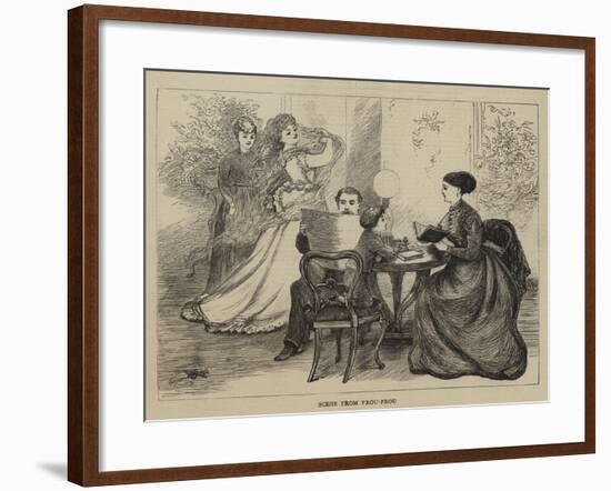 Scene from Frou-Frou-null-Framed Giclee Print