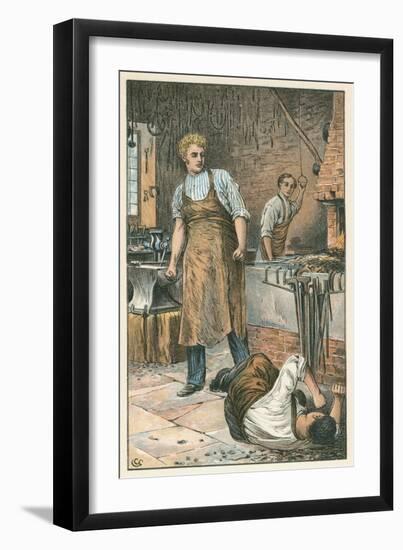 Scene from Great Expectations by Charles Dickens-Charles Green-Framed Giclee Print