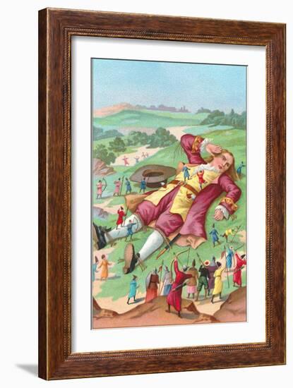 Scene from Gulliver's Travels-null-Framed Art Print