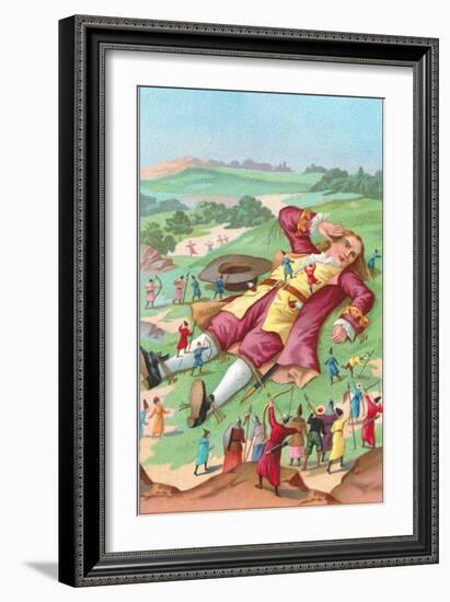 Scene from Gulliver's Travels-null-Framed Art Print