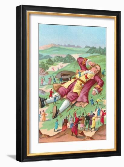 Scene from Gulliver's Travels-null-Framed Art Print