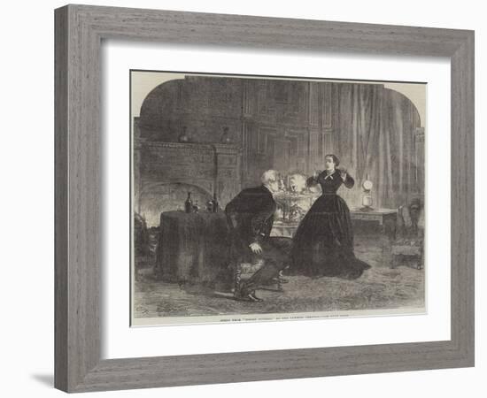 Scene from Henry Dunbar, at the Olympic Theatre-Charles Robinson-Framed Giclee Print