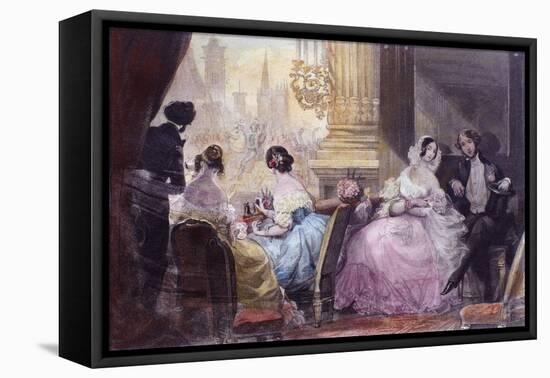 Scene from in Summer in Paris by Jules Janin, 1844-Eugène Boudin-Framed Premier Image Canvas