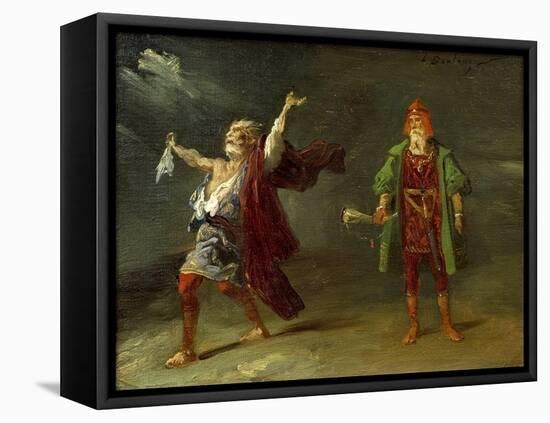 Scene from King Lear-Louis Boulanger-Framed Premier Image Canvas