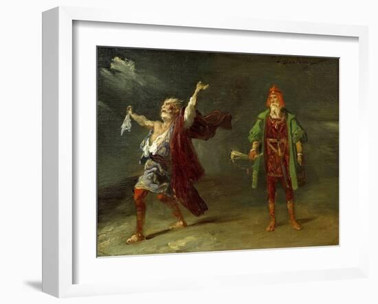 Scene from King Lear-Louis Boulanger-Framed Giclee Print